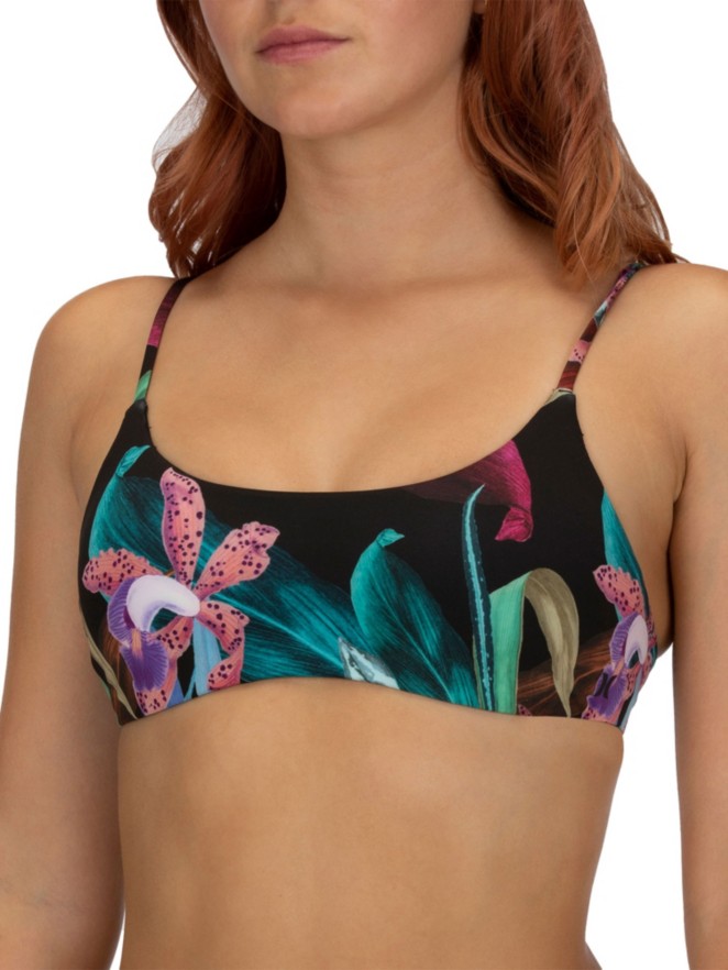 Hurley Orchid Snack Scoop Bikini Top