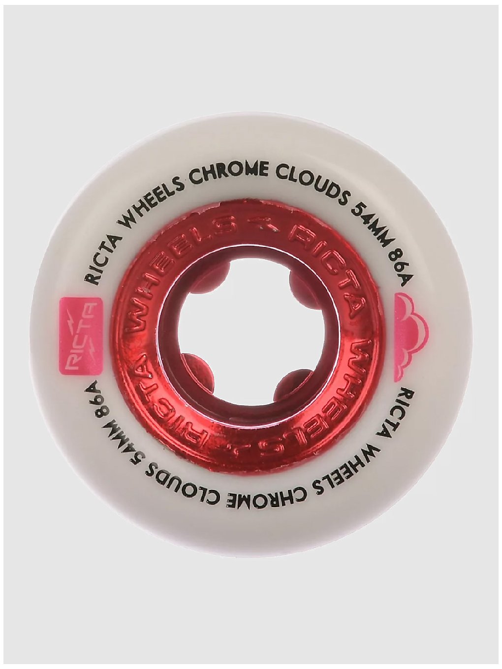 Ricta Chrome Clouds 86A 54mm Rollen white kaufen