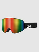 Four Solid Black Goggle