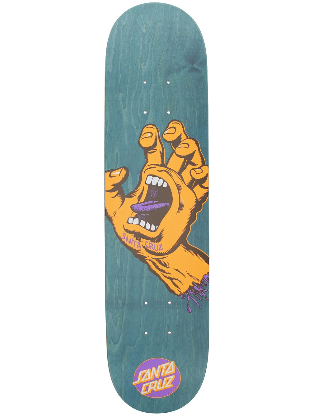 Screaming Hand 7.25&amp;#034; Skateboard Deck