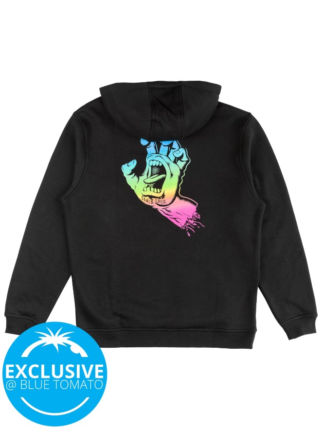 Santa Cruz X BT Neon Faded Screaming Hand Sudadera con Capucha