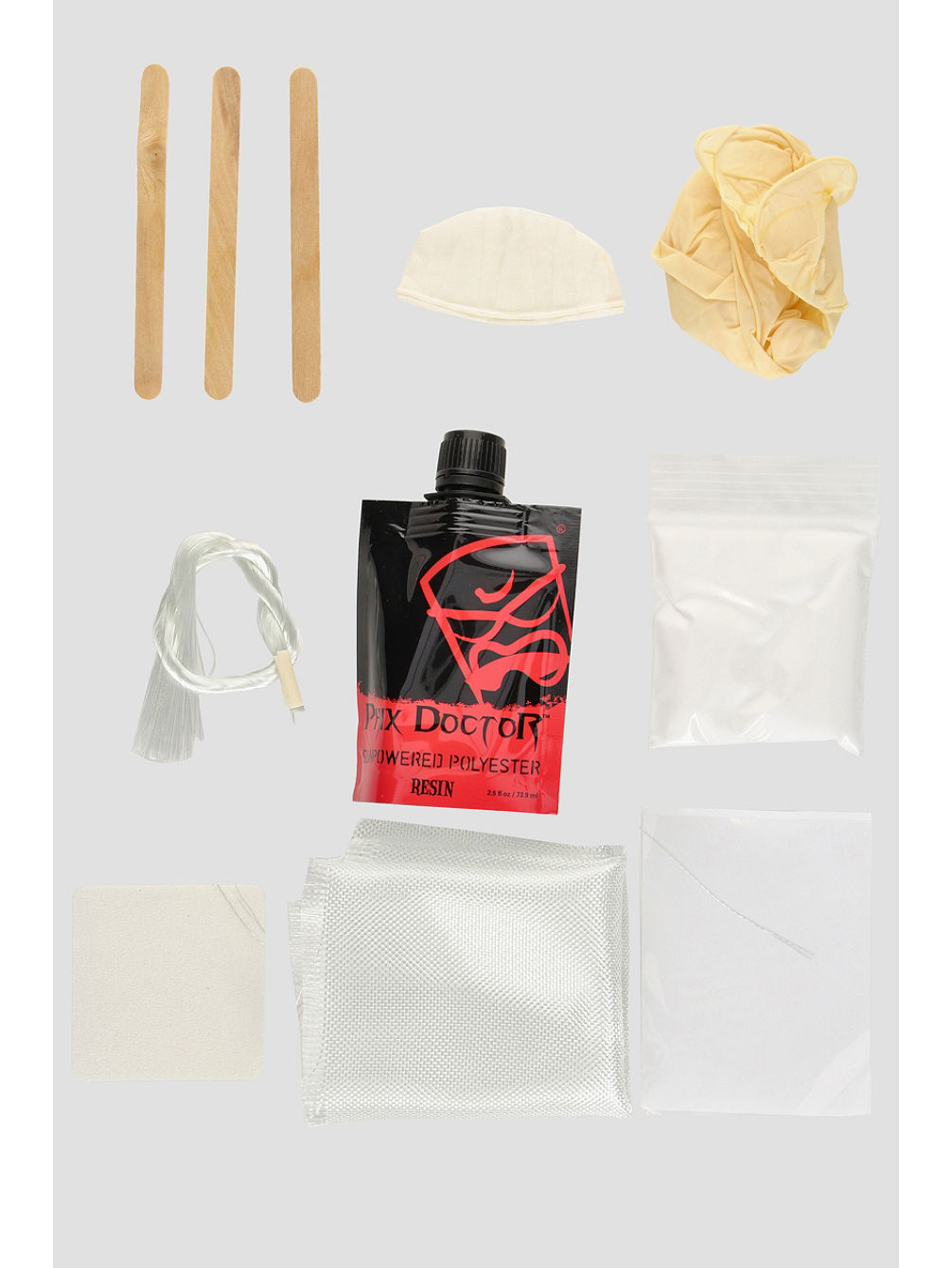 Polyester Kit Small 2.5Oz Reparationss&aelig;t til surfboard