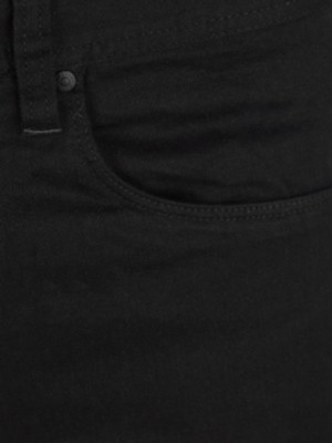 black tapered skinny jeans