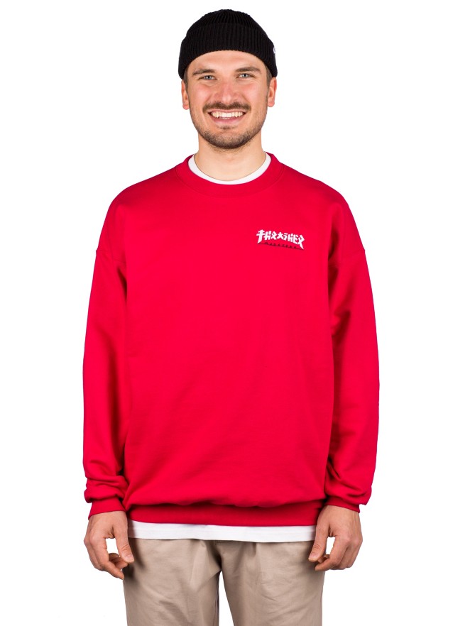 Thrasher Godzilla Embroidered Crewneck Sweater