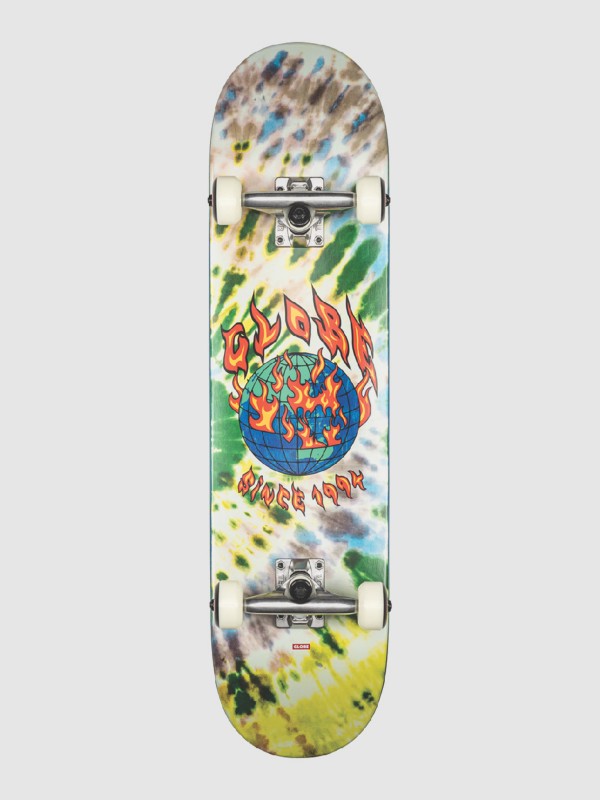 Globe G1 Ablaze 7.75" Skateboard tie dye