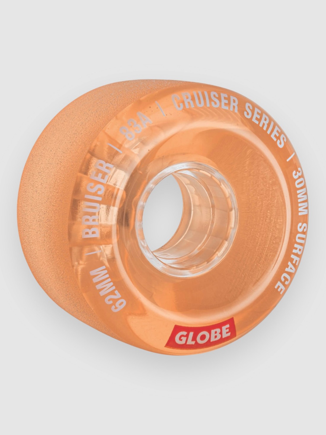 Globe Bruiser 62mm Wheels clear coral