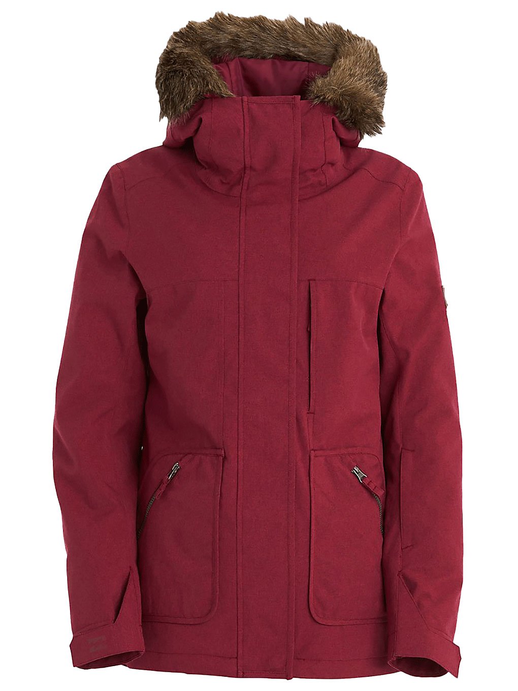Billabong Into The Forest Jacket ruby wine
