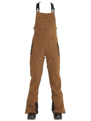 tan bib snow pants