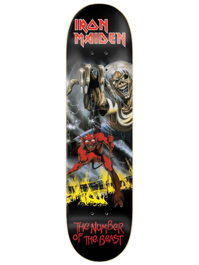 Zero X Iron Maiden Number Of The Beast 8.0″ Skateboard Deck