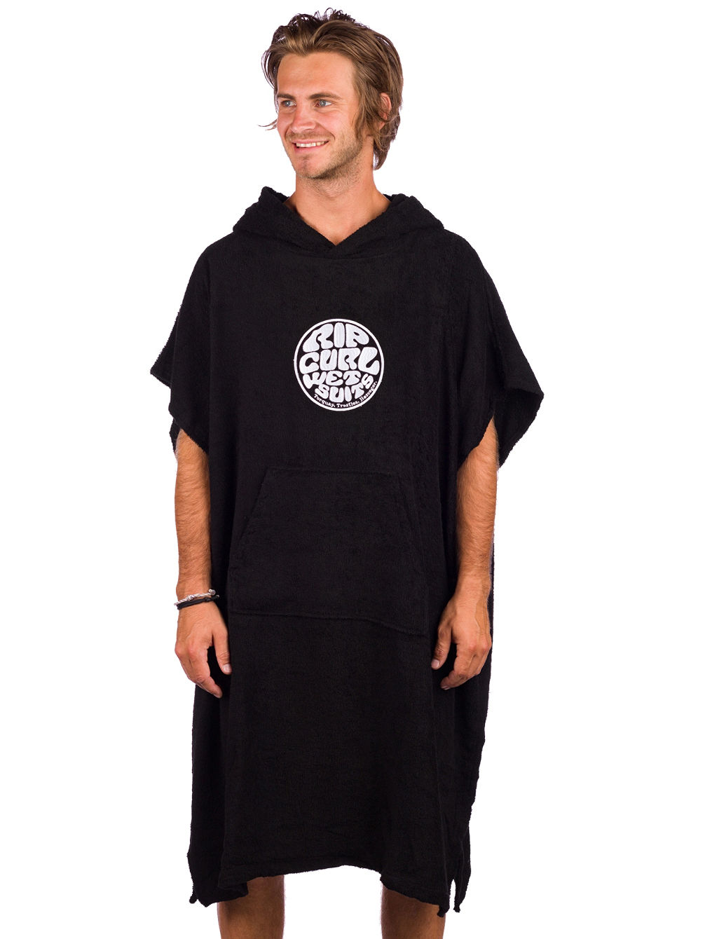 Wet As Hooded Surf Poncho