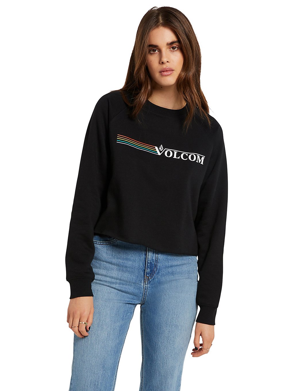 Volcom Truly Stoked Crew Sweater noir