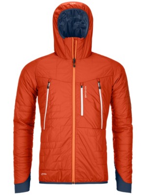 Ortovox Swisswool Piz Boe Jacket oranje