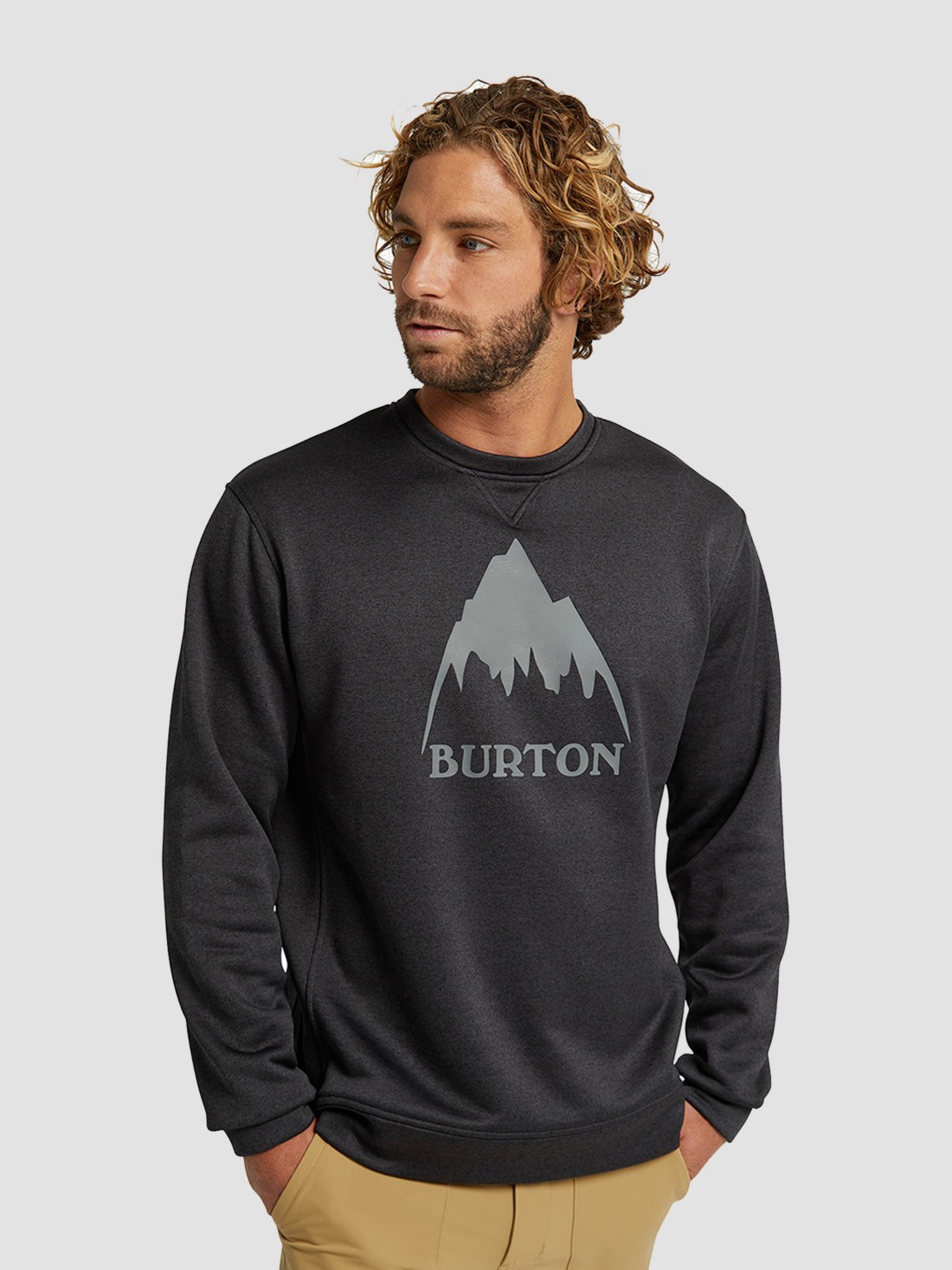 Burton Oak Sweater true black heather
