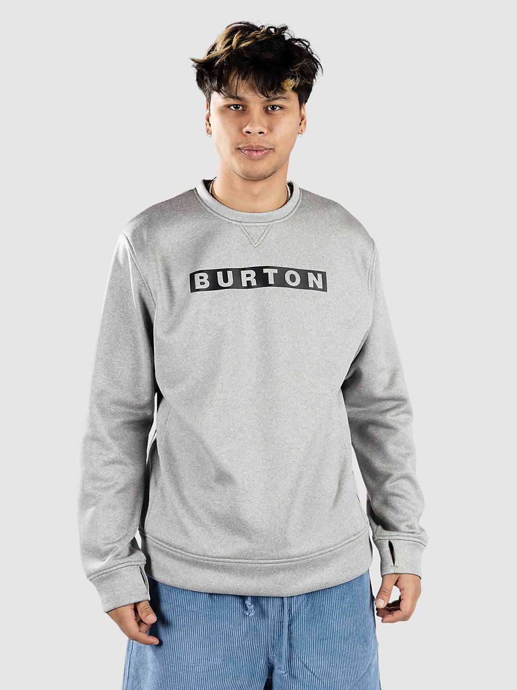 Burton Oak Sweater gray heather kaufen