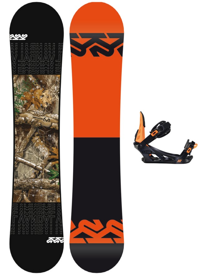 K2 Vandal Ltd 148W + Vandal M Kids Snowboard Se