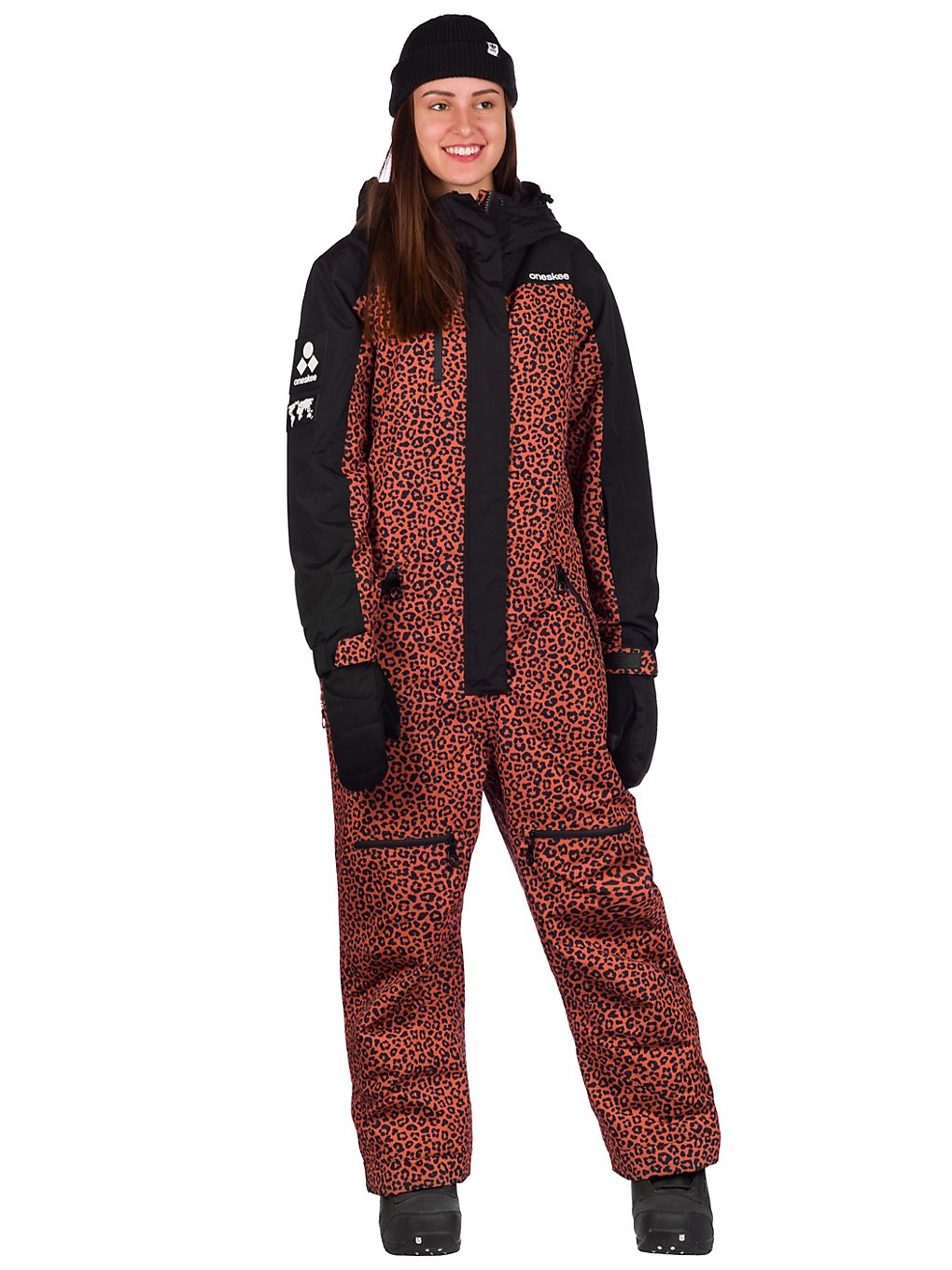 Oneskee Mark V Overall rust leopard print