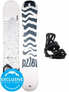 Alibi Snowboards Motive 166W + Burton Infidel L 2021 Set da Snowboard