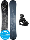 Alibi Snowboards Soulfire 142 + Burton Infidel S Kids Snowboa