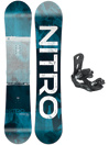 Nitro Prime Overlay Wide 163 + Staxx L Snowboard S