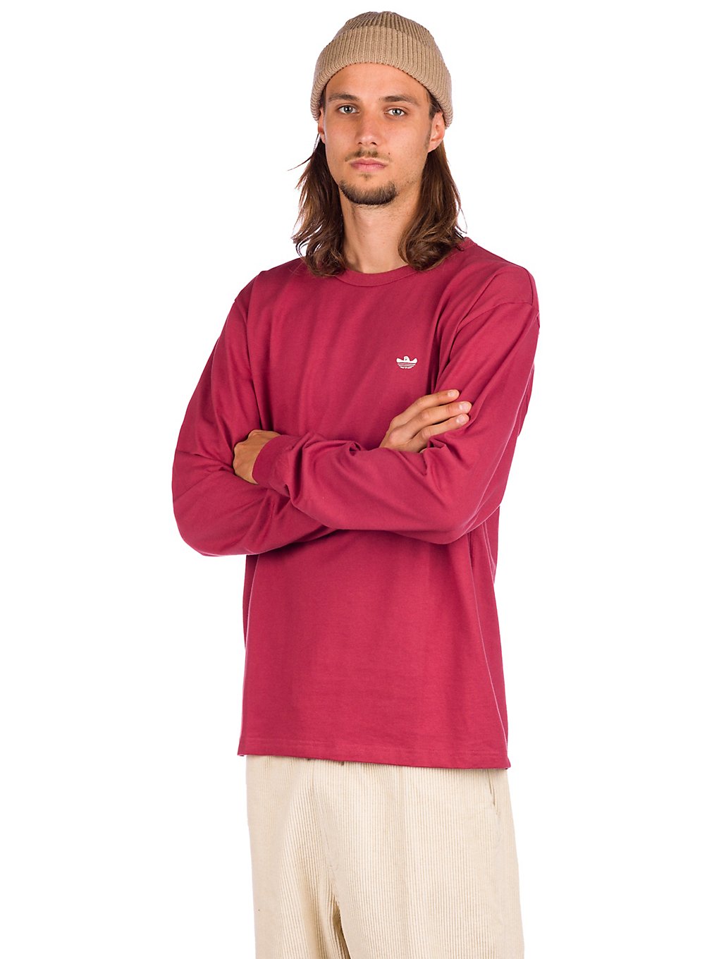 Adidas Skateboarding H Shmoo Long Sleeve T-Shirt rød