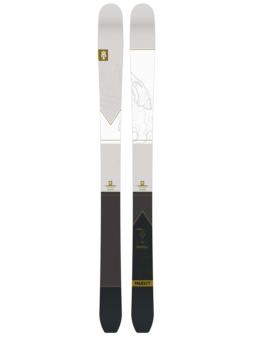 Majesty Havoc 110mm 176 2021 Skis à motifs