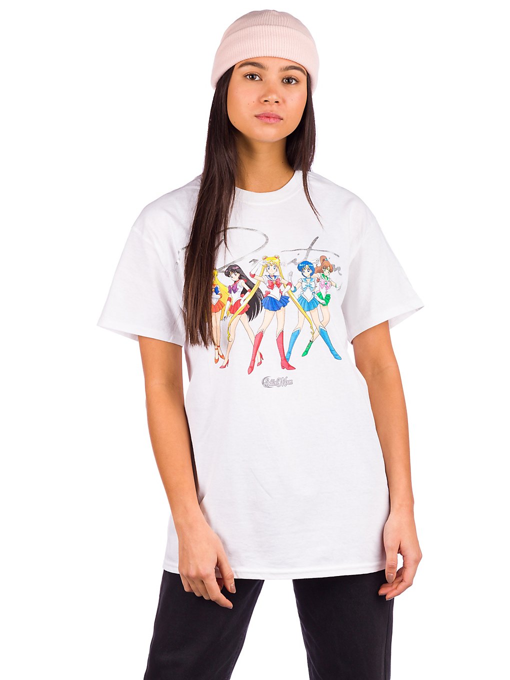 Primitive X Sailor Moon Ginza Scouts T-Shirt blanc