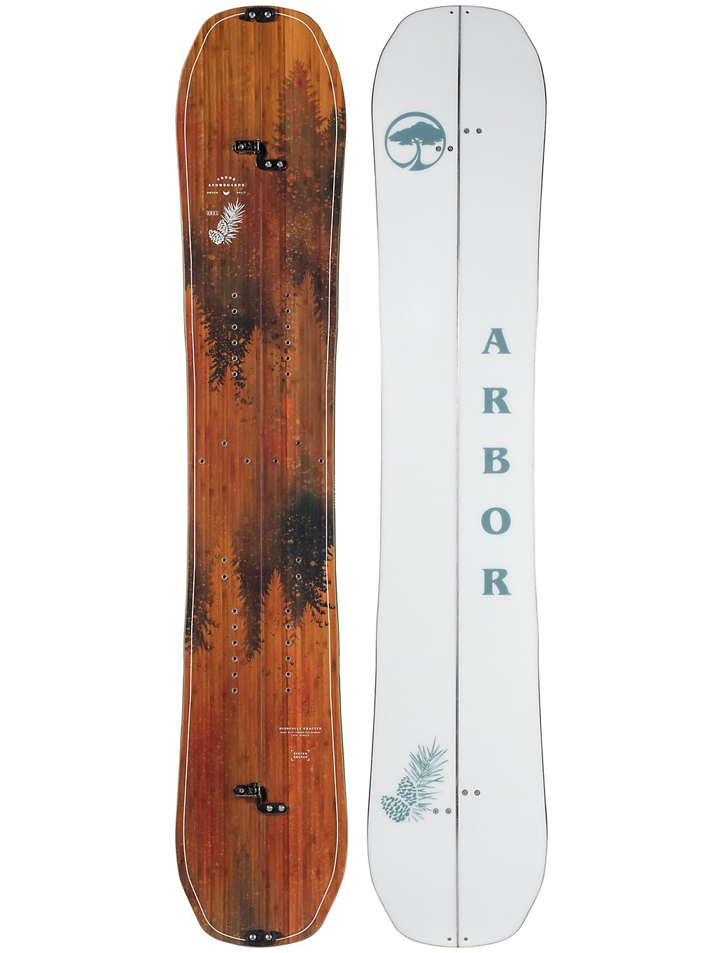 Arbor Swoon Rocker 156 2021 Splitboard à motifs