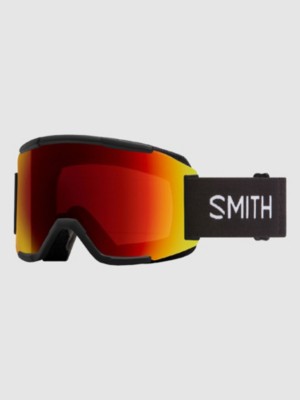 Photos - Ski Goggles Smith Squad Black Goggle sun red mirror+yellow (+Bonus Lens)