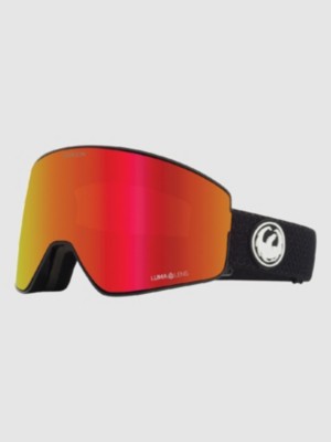 Photos - Ski Goggles Dragon PXV2 Split  Goggle ll red ion+ll lt rose (+Bonus Lens)