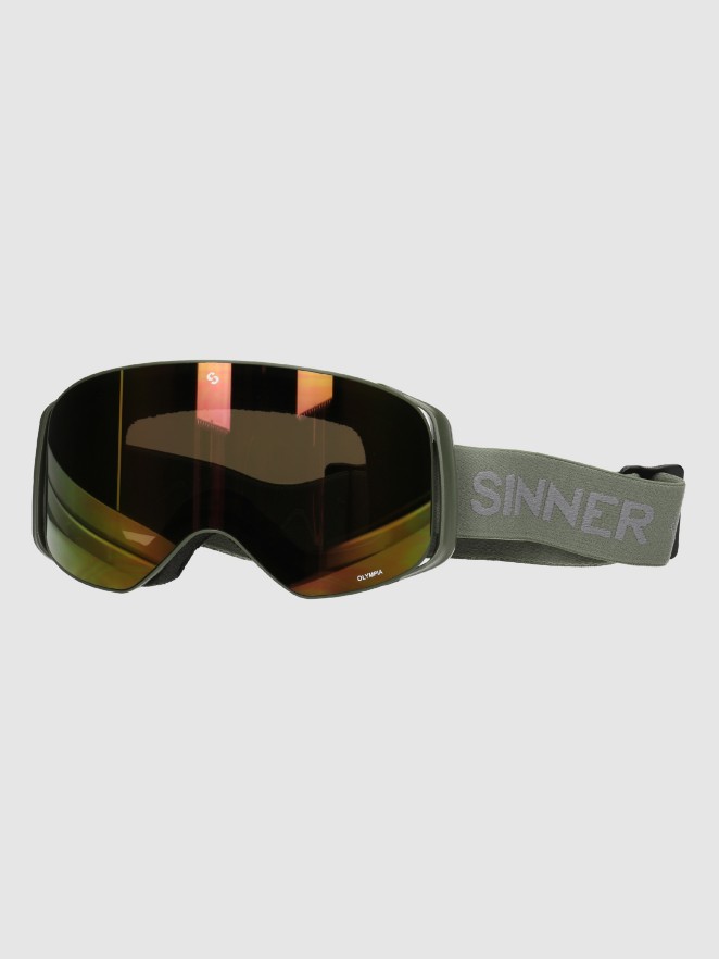 Sinner Olympia Moss Green Goggle