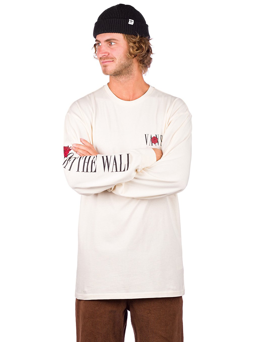 Vans Kyle Walker Rose Long Sleeve T-Shirt antique white
