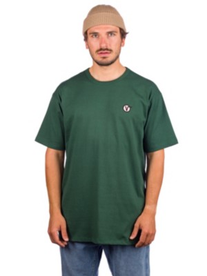 vans circle acid t shirt green