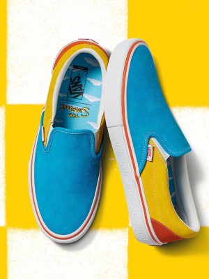 simpson vans slip ons