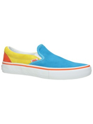 Vans X The Simpsons Slip-On Pro Skate Shoes bl/yellow