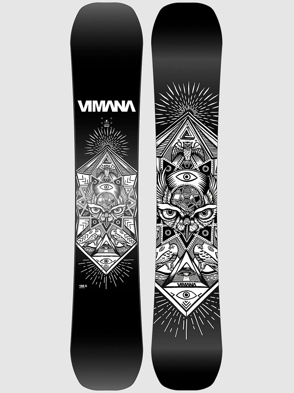 Vimana Vufo 153 2021 Snowboard black