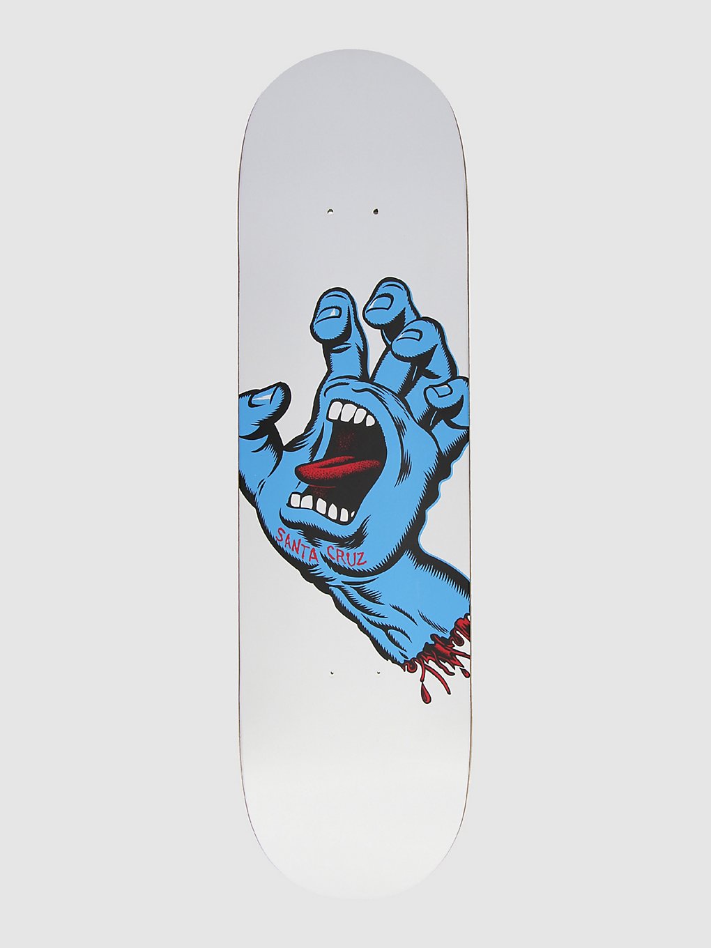 Santa Cruz Screaming Hand 8.25" Skateboard Deck white kaufen