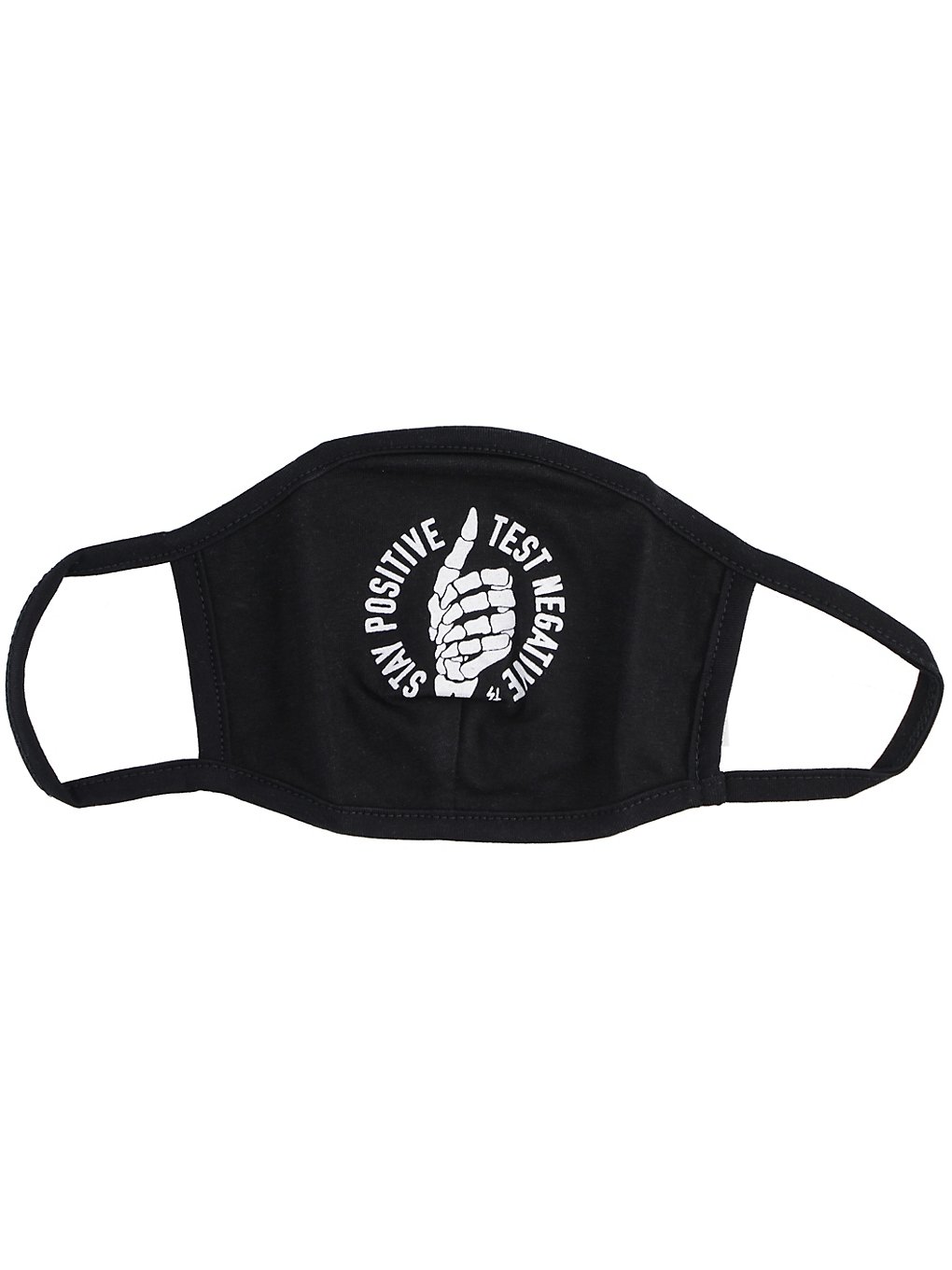Lurking Class Stay Positive Cloth Mask black