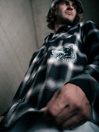 Lurking Class K-9 Hooded Flannel Camicia