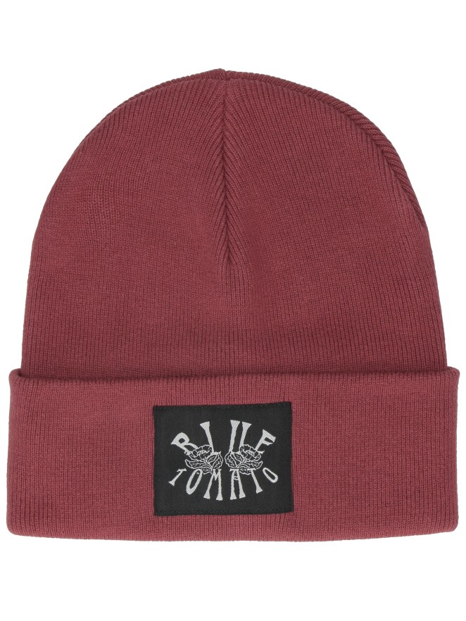 Blue Tomato Roses Woven Patch Beanie