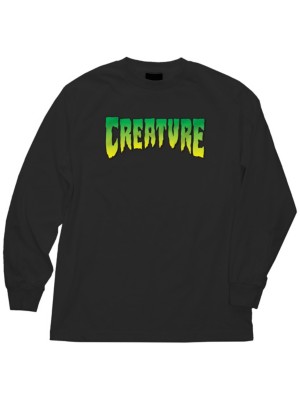Creature Logo Long Sleeve T-Shirt black