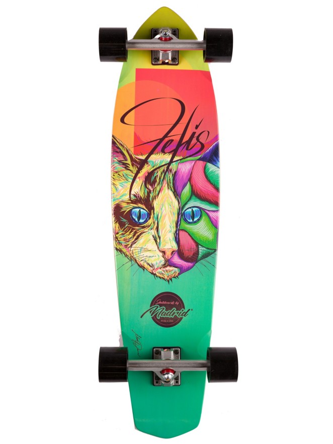 Madrid Felis Cat Blunt 36.25″ Longboard Completo