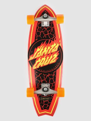 Santa Cruz Flame Dot Shark 8.8&quot; Skateboard