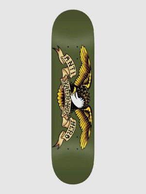 Photos - Other for outdoor activities Antihero Antihero Classic Eagle 8.38" Skateboard Deck olive