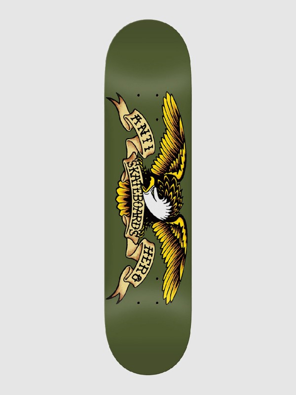 Antihero Classic Eagle 8.38" Skateboard Deck olive