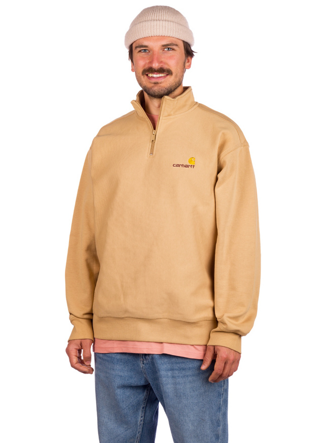 Carhartt WIP Half Zip American Script Half-Zip Sweater