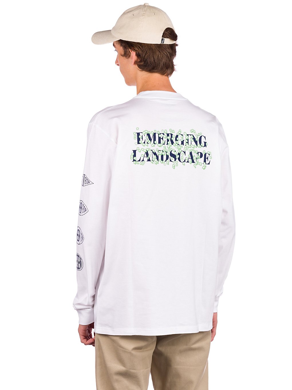 Carhartt WIP Landscape Long Sleeve T-Shirt white