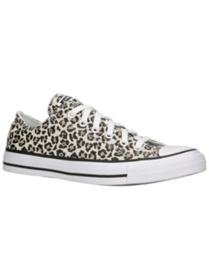 Converse Chuck Taylor All Star Canvas Cheetah OX Sneakers light faw