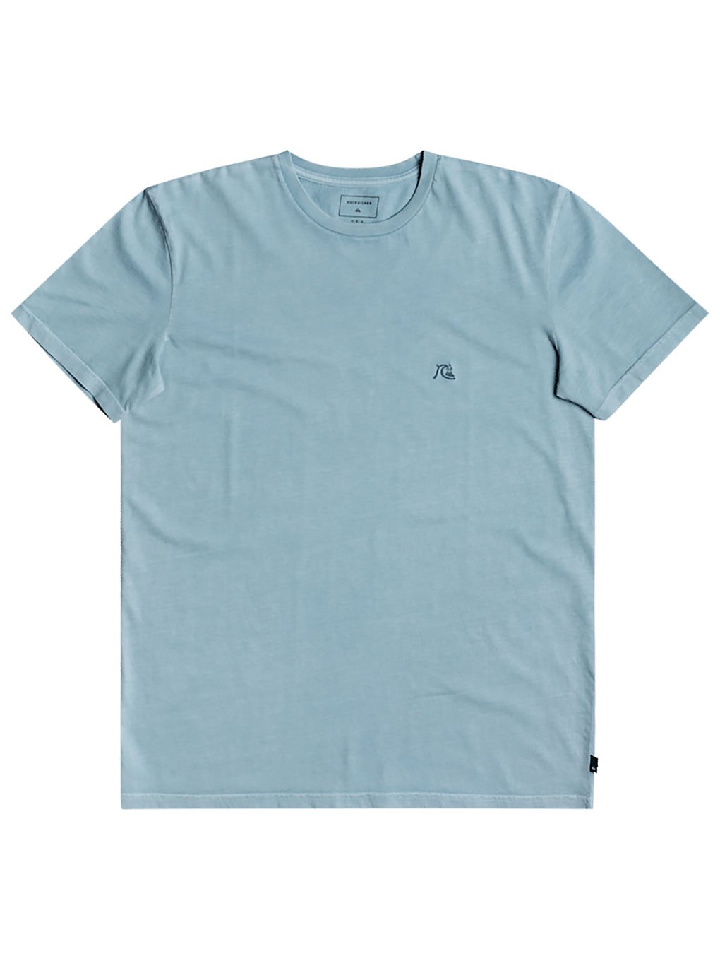 Quiksilver Basic Bubble Embroidery T-Shirt blue heaven
