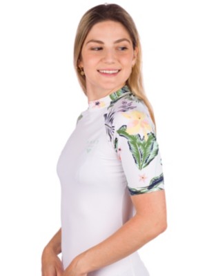 Roxy - UV Swim shirt for women - Bloom Lycra - Bright White/Praslin