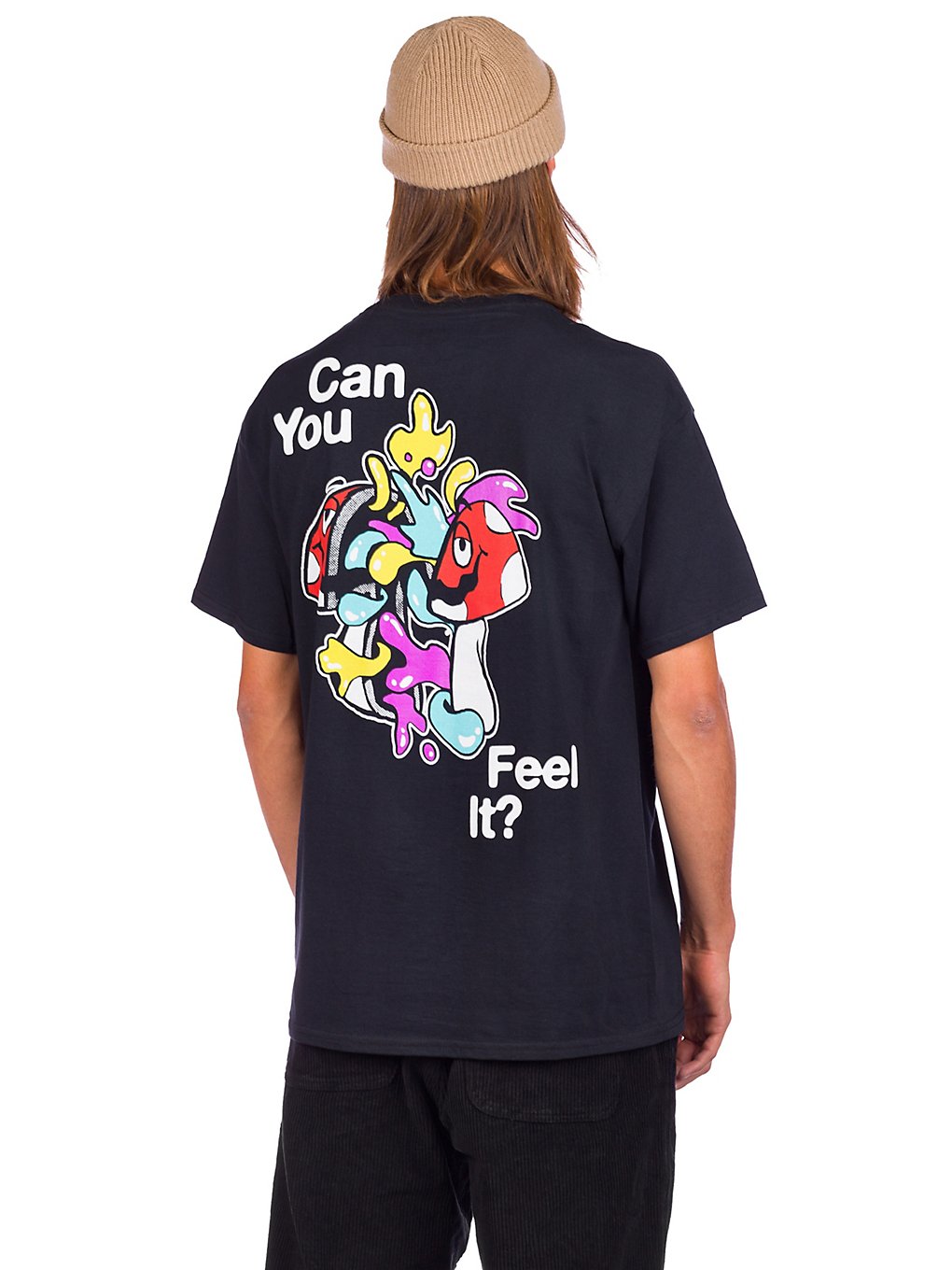 A.Lab Can You Feel It T Shirt nero